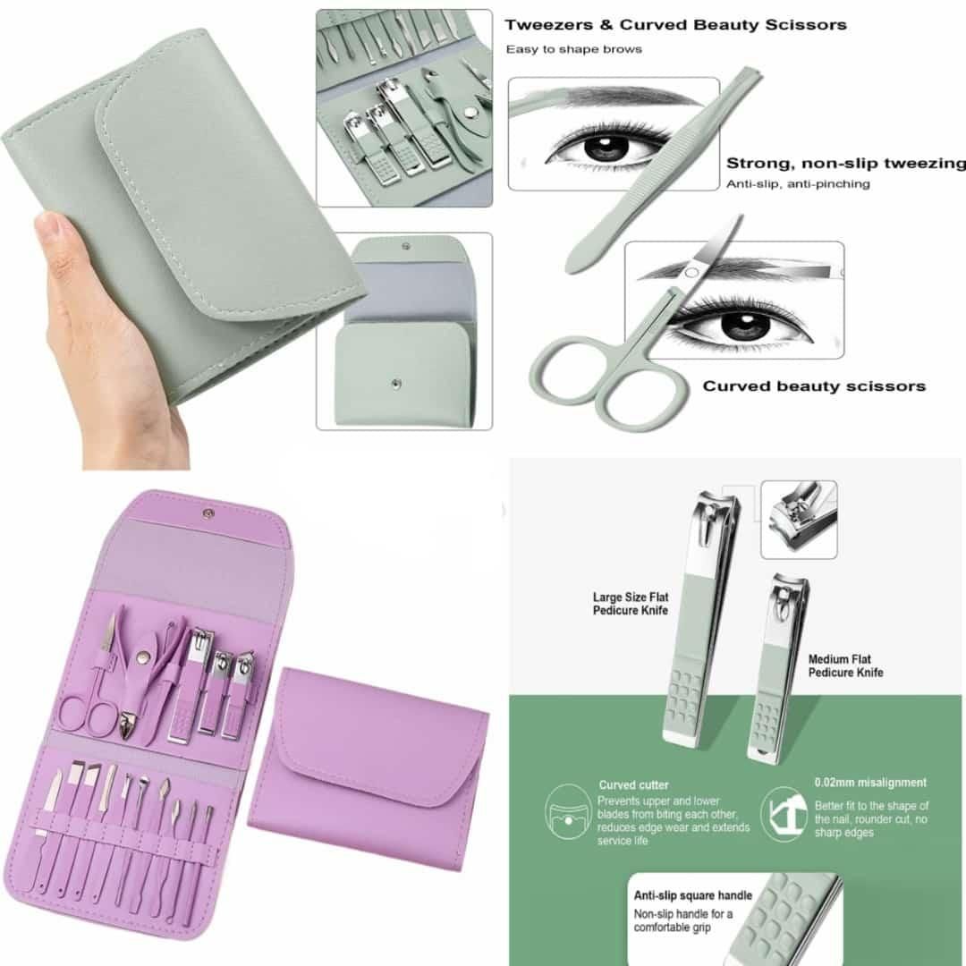 Manicure/Pedicure Set For Women (16 Pcs)