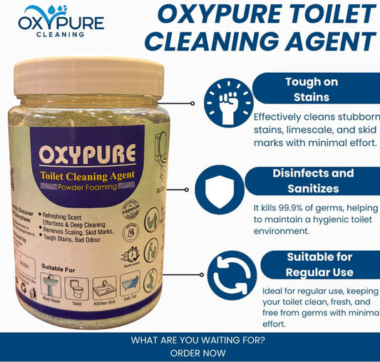 OxyPure Toilet Cleaner - BUY 1 GET 1 FREE