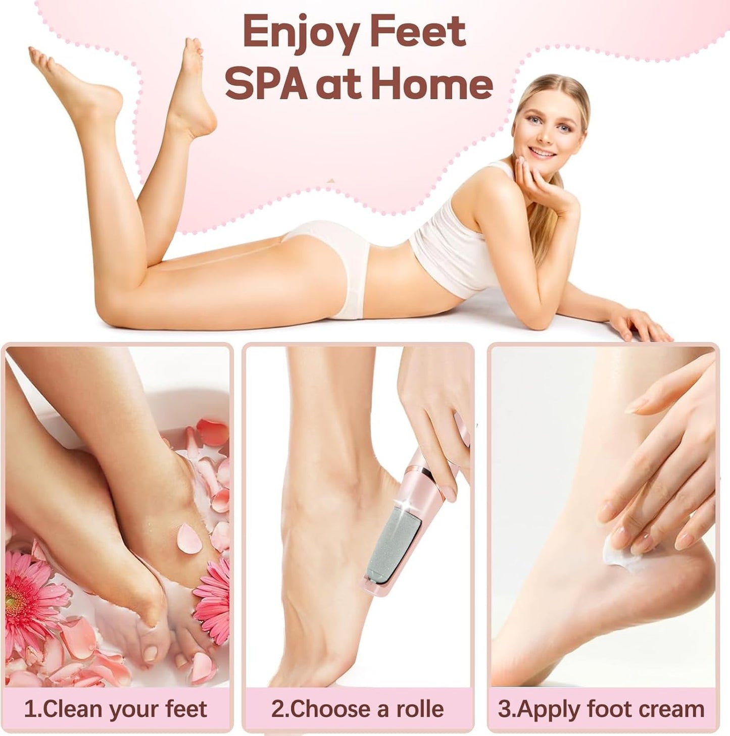 PediShine™ - Pedicure Electric Foot Callus Remover