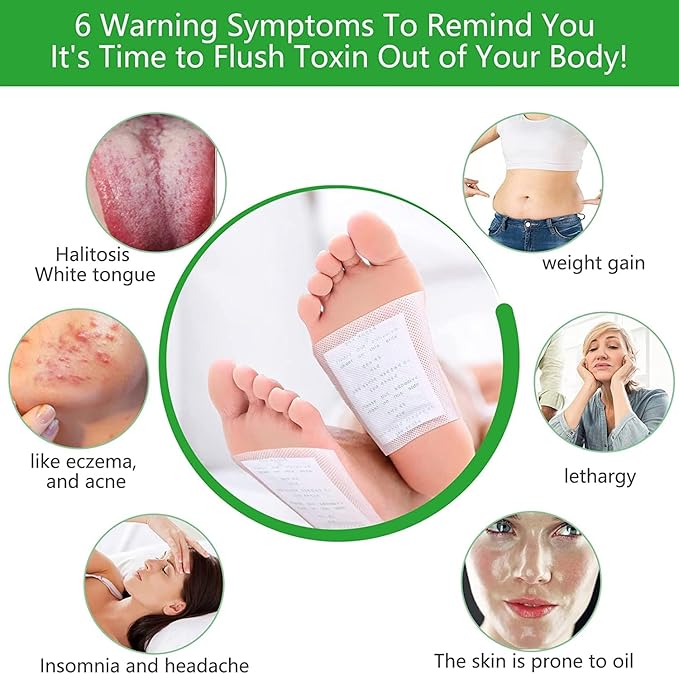 Leafycart Premium Natural Detox Foot Patches (Pack of 20) BUY 1 GET 1 FREE