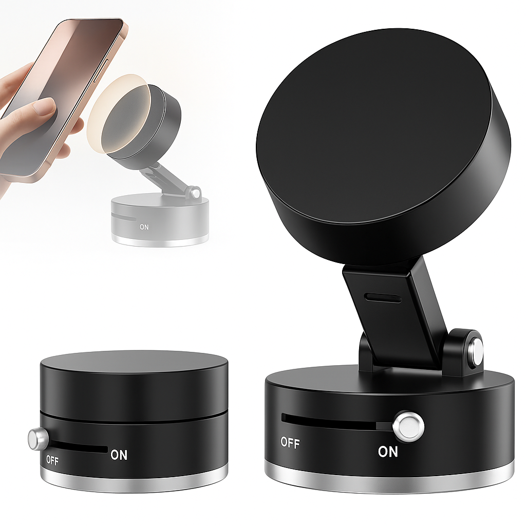 Vacuum Magnetic Suction Phone Holder