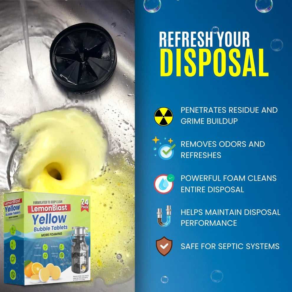 LemonBlast™ Yellow Bubble Tablets  (24pc)