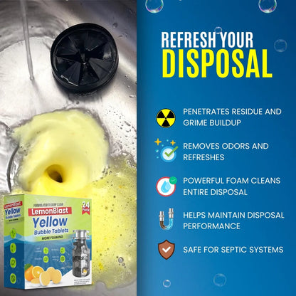 LemonBlast™ Yellow Bubble Tablets  (24pc)