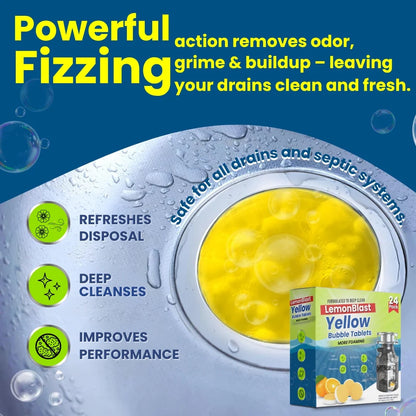 LemonBlast™ Yellow Bubble Tablets  (24pc)