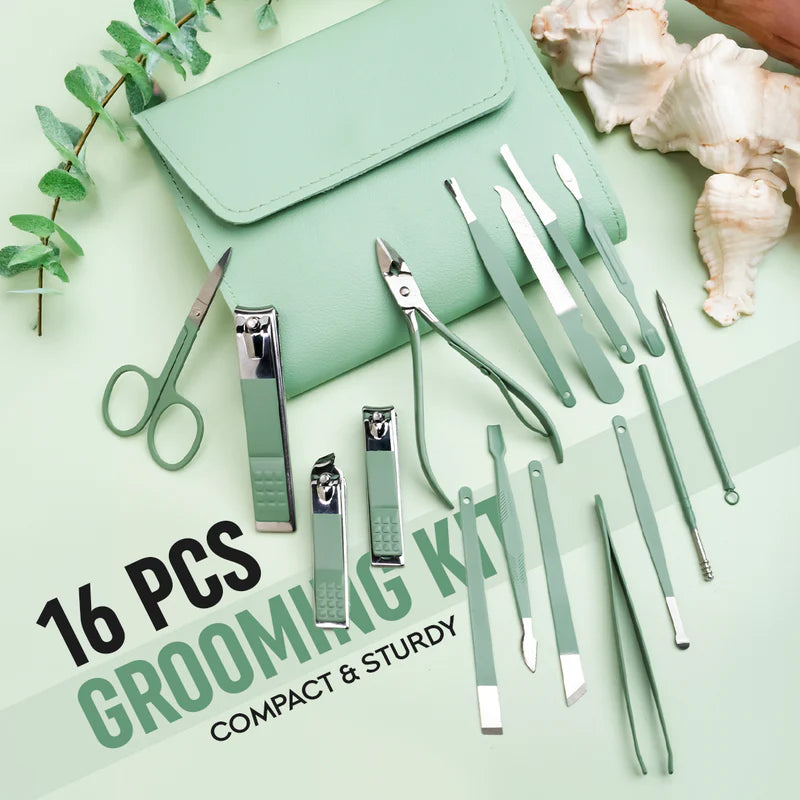 Manicure/Pedicure Set For Women (16 Pcs)